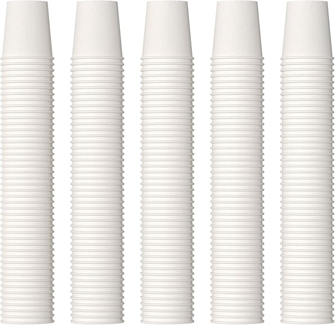 JOLLY PARTY 2 oz Bathroom Cups 360 Pack Small Paper Cup White Mouthwash Cup