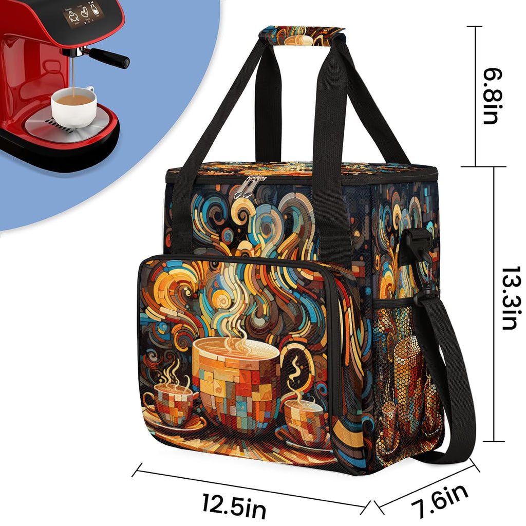Coffee Maker Bag Compatible with K-Mini or K-Mini Plus Coffee Cup Pattern1