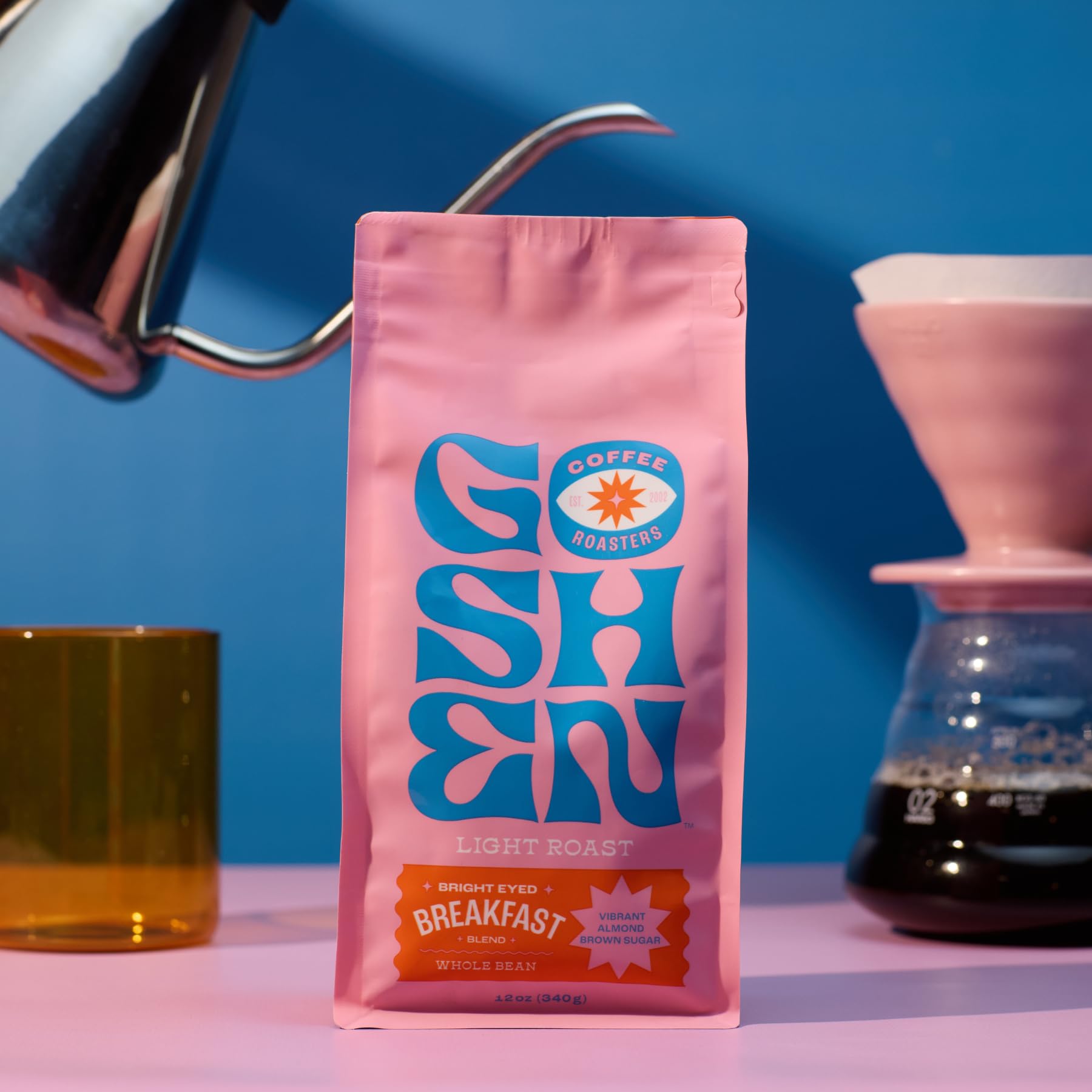 Goshen Coffee Roasters Bright Eyed Breakfast, Light Roast 12oz Whole Bean