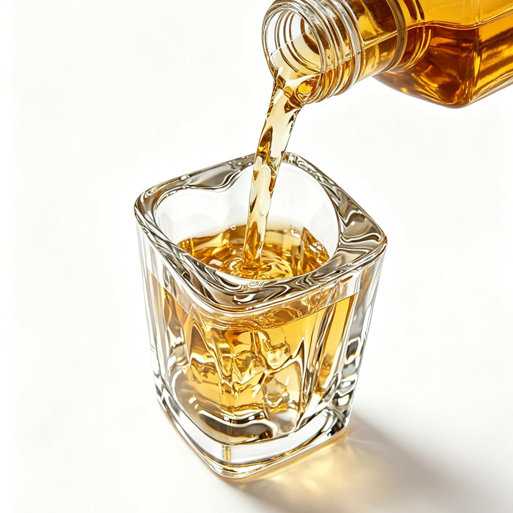 Valeways 2oz Heavy Base Shot Glasses, Sets of 6/Heart Shaped Clear Tequila Shots/Square Shot /Espresso Shot Glass/Bulk Shot Glasses