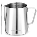 Apexstone Espresso Milk Frothing Pitcher 20 oz, Espresso Steaming Pitcher 20 oz, Coffee Milk Frothing Cup, Coffee Steaming Pitcher 20 oz/600 ml