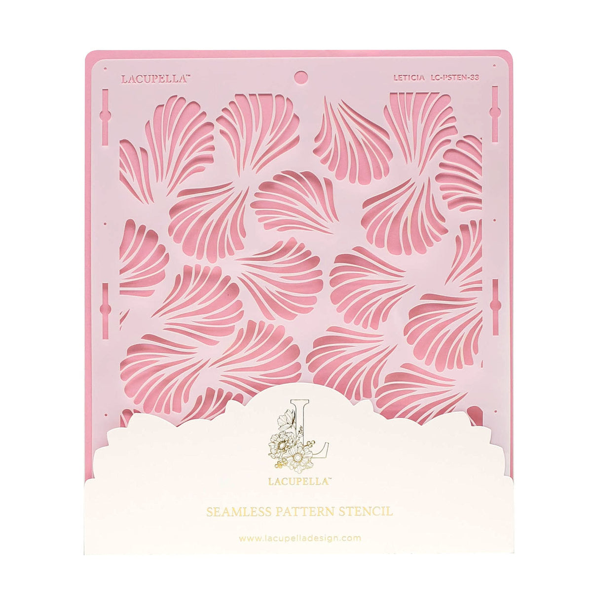 Lacupella Cake Decorating Stencil for Tall Buttercream Cake, Royal Icing, Ganache, Paint, Airbrush (VEREN)