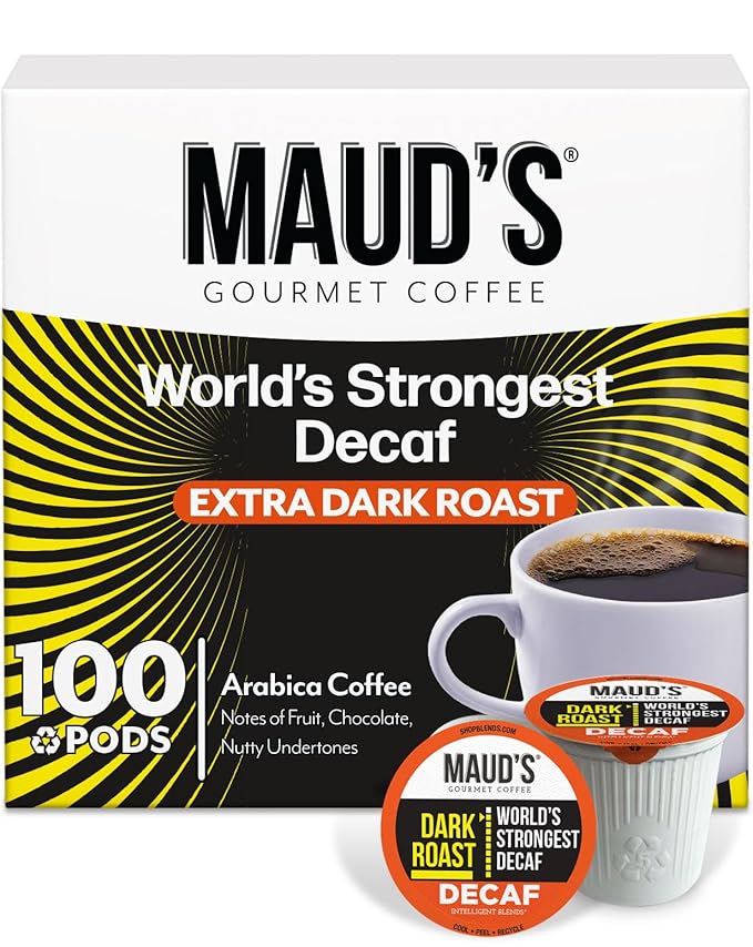 Maud’s Flavored Decaf Coffee Pods Variety Pack, 24ct