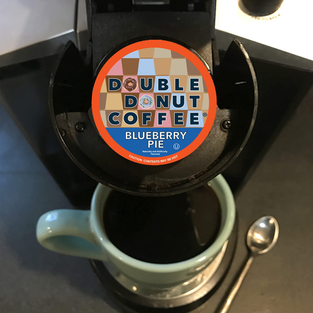 Double Donut Coffee Flavored Coffee Variety Pack with Recyclable Single Serve Flavored Coffee Pods, for Keurig K Cups Coffee Makers, from Double Donut Coffee, 72 Count