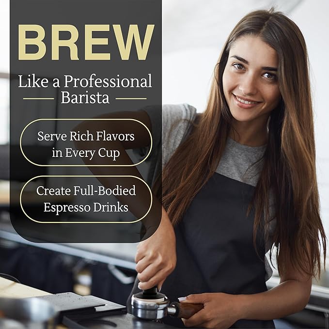 51mm Calibrated Espresso Coffee Tamper - Spring Loaded Coffee Tamp Tool with Mat - Precision Tamper Tool for Espresso Machines - Espresso Hand Press Tamper for Barista & at Home Brewers