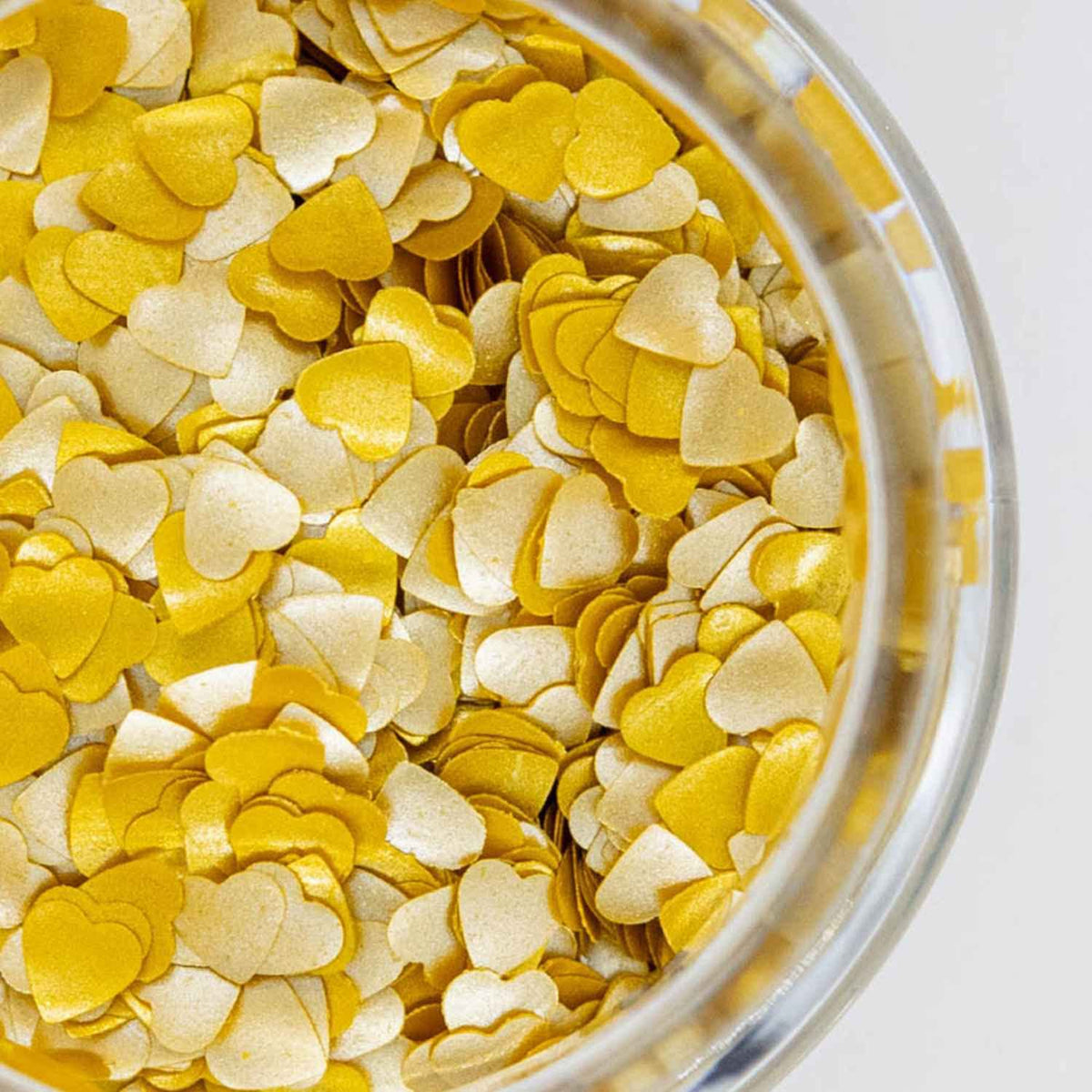 Gold Edible Star Shaped Glitter Sparkles for Cakes - Fancy Edible Stars Cake Decorations in Metallic Gold for Cake Decorating, Toppings, Baking - Vegan Shimmer Stars Dessert Glitters for Cupcakes Topper