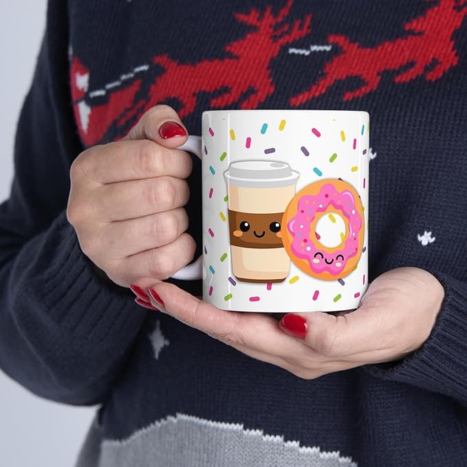 11 OZ Novelty Coffee Mugs - Christmas Gift (Best Friends Theme)