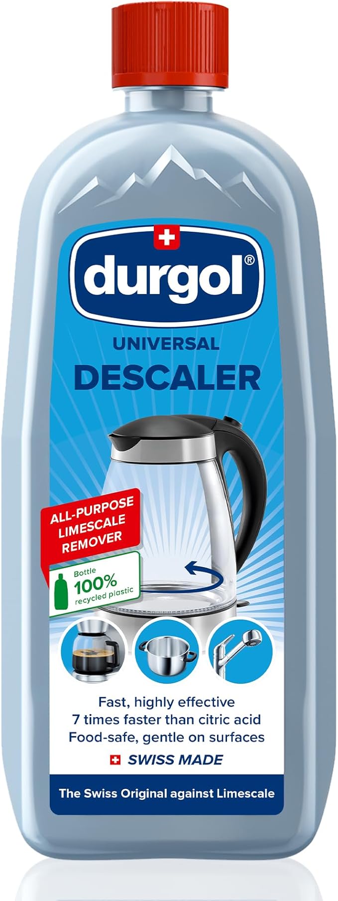 Durgol Universal, Multi-Purpose Descaler and Decalcifier for Household Items, 16.9 Fluid Ounces (Pack of 1) Blue