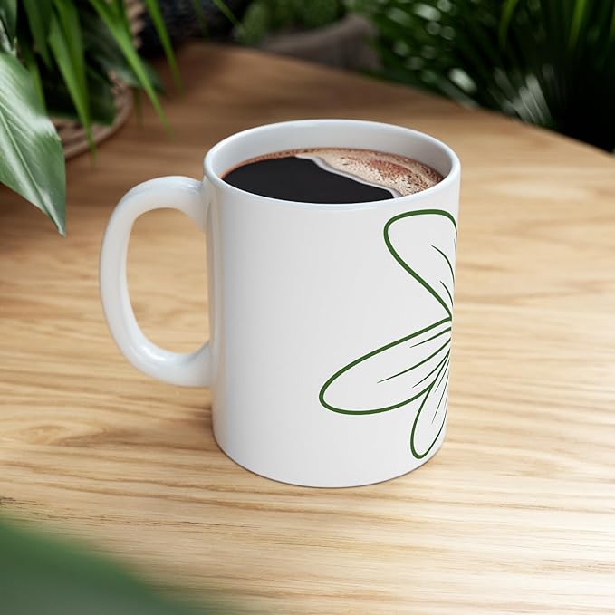 11 OZ Novelty Coffee Mugs - Christmas Gift (Floral Theme)