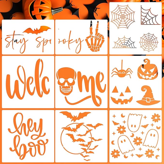 Christmas Stencils for Windows Large Christmas Stencils for Crafts Reusable