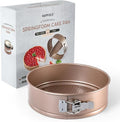 Non Toxic Nonstick 9 inch Springform Pan | 9'' Cheesecake Mold | Leakproof Spring-form Round Cake Pans | Nontoxic Non Stick Spring Form Pan for Baking | Spring-Form Pans Leak Proof