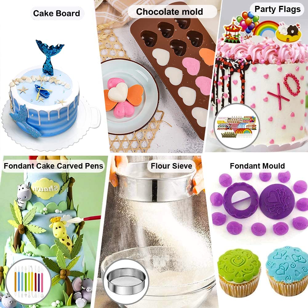 Gawren-H&E Cake Decorating Kit-Baking Supplies and Cake Decorating Supplies