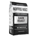 Koffee Kult Dark Roast Whole Bean Coffee 100% Arabica Coffee Beans, Gourmet Artisan Blend with Chocolate & Cinnamon Notes - 80oz Resealable Bag