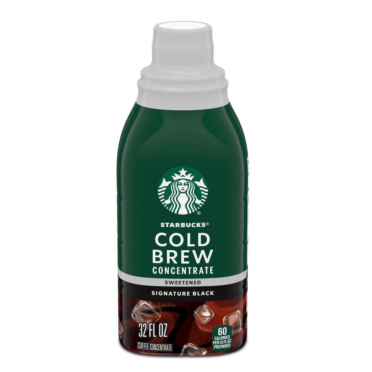 Starbucks Cold Brew Concentrate Sweetened Signature Black, 32 fl oz Bottle