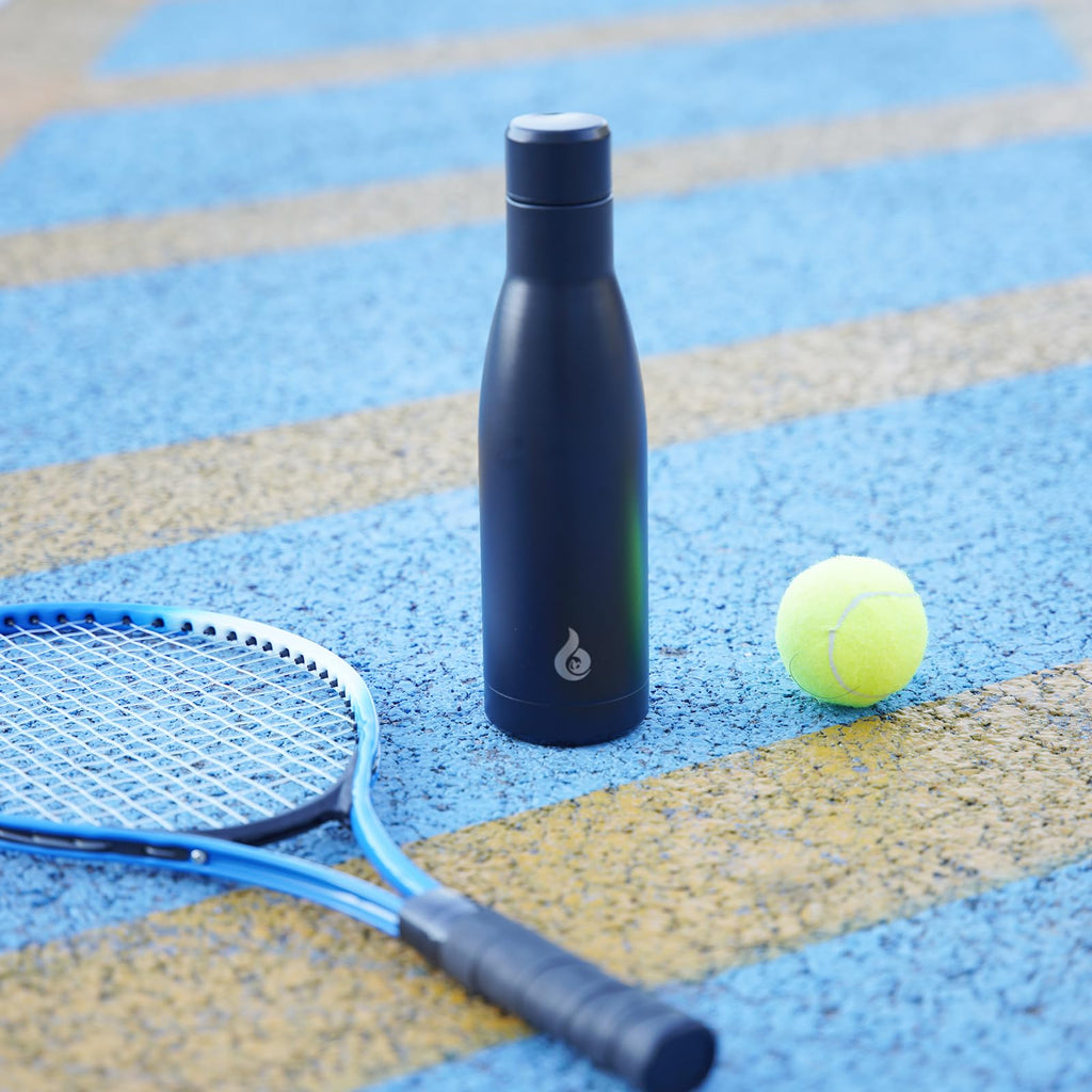 BJPKPK 25 oz Insulated Stainless Steel Water Bottle, Metal Sports Flask