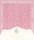 Cake Decorating Stencil for Tall Buttercream Cake, Royal Icing, Ganache, Paint, Airbrush (Kristal)