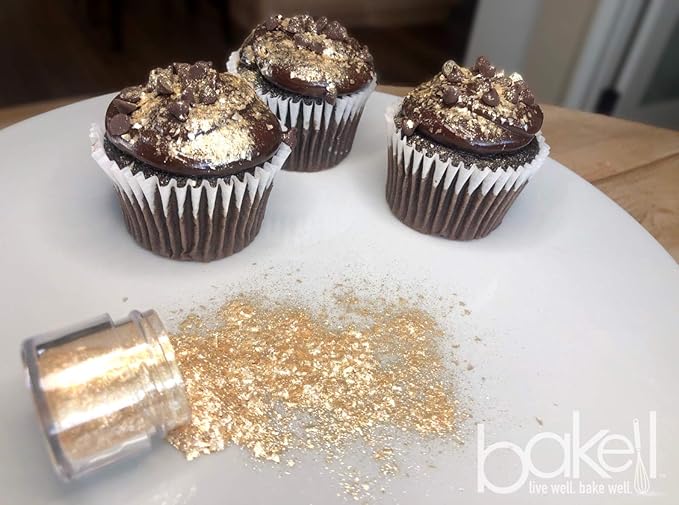 BAKELL Soft Pink Edible Glitter, 25 Grams | TINKER DUST Edible Glitter | KOSHER Certified | 100% Edible Glitter | Cakes, Cupcakes, Cake Pops, Drinks, Dessert Vegan Glitter & Dusts (25g, Soft Pink)