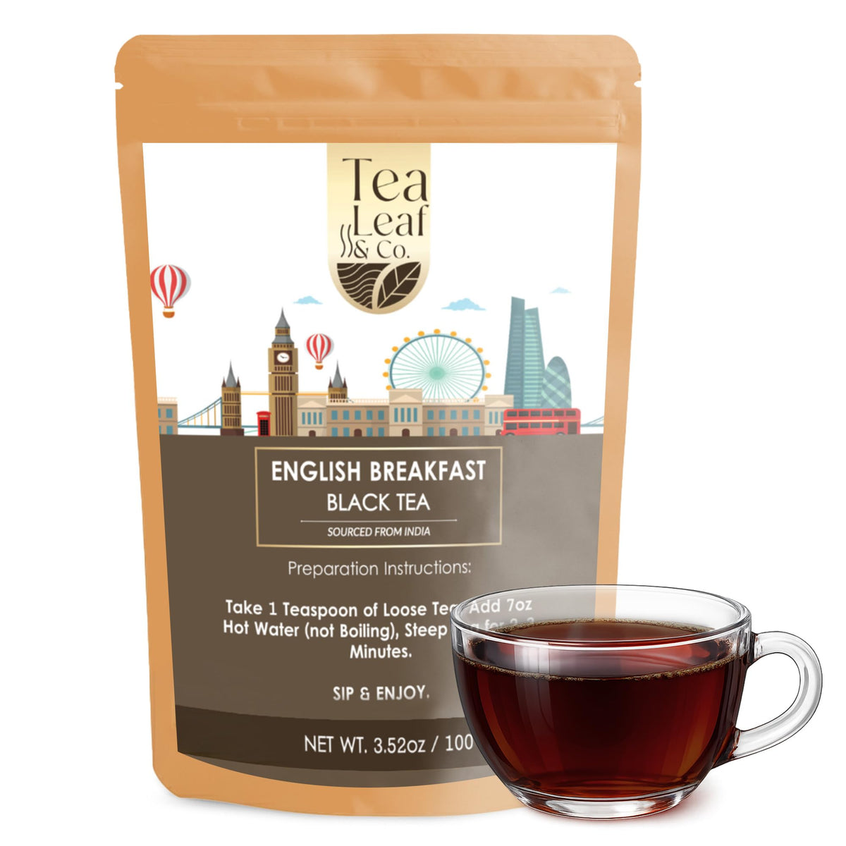 Sweet Hibiscus Cinnamon Green Tea (3.5oz), Natural Herbal Infusion, 50 Bags
