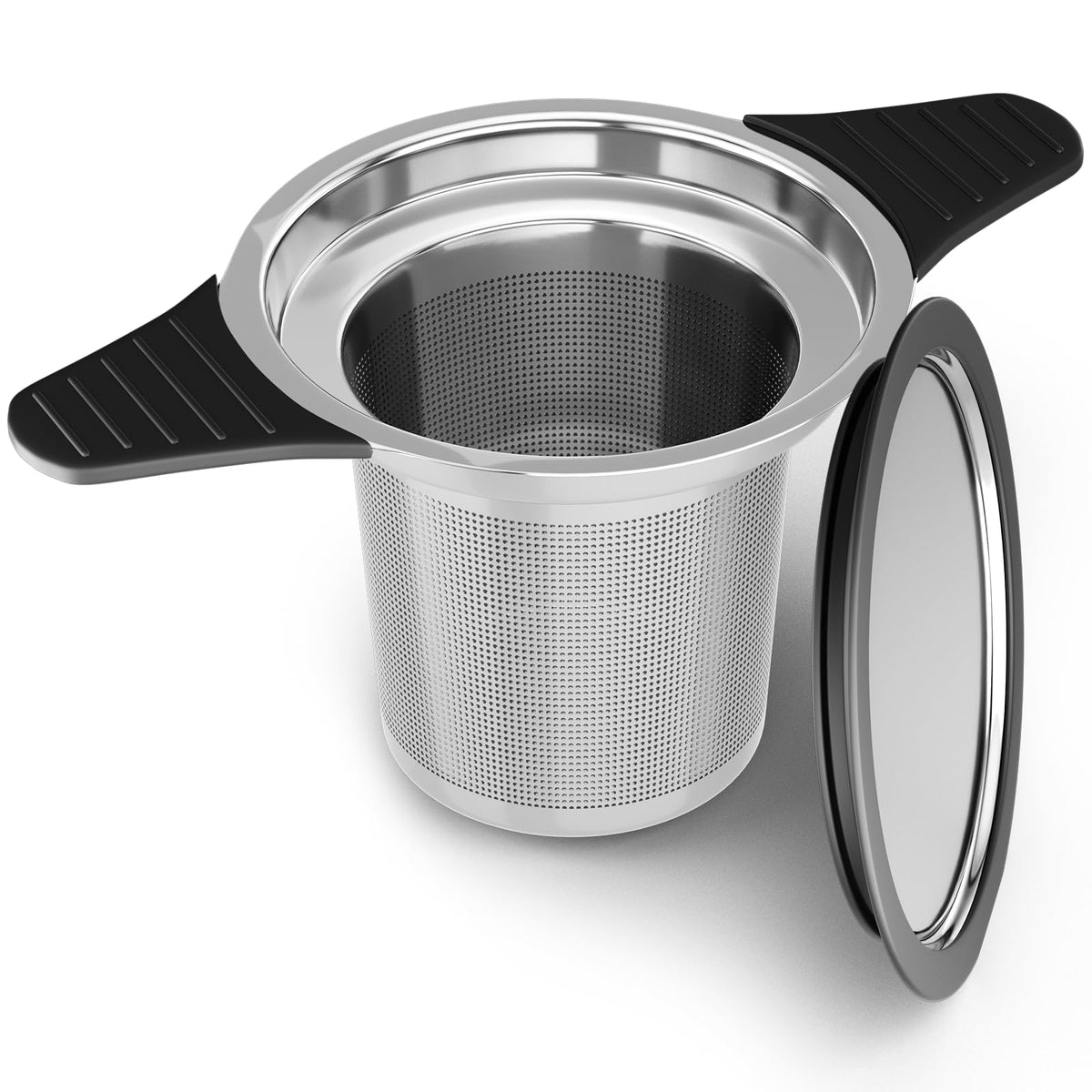 Reinmoson 2 PCS 304 Stainless Steel Tea Infuser for Loose Leaf Tea Steeper