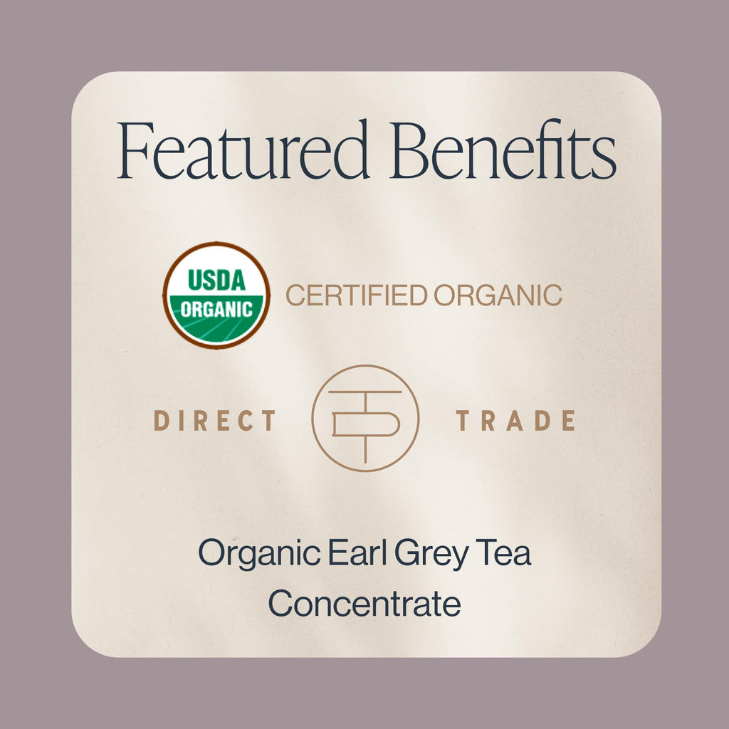 Rishi Tea London Fog Latte, Organic Black Tea Concentrate, 96 Fl Oz