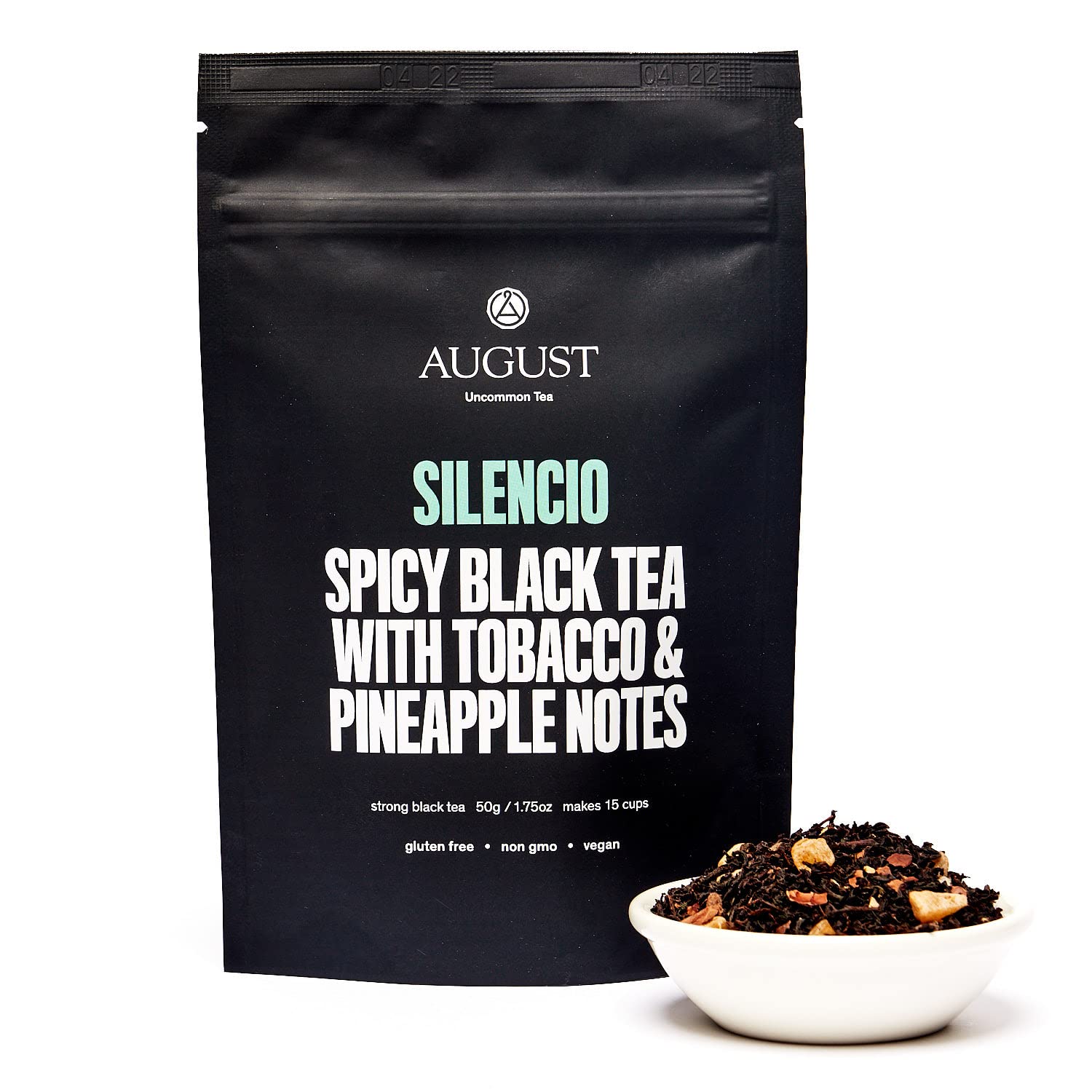 August Uncommon Silencio Loose Leaf Tea – Pineapple & Cacao (1.8oz)