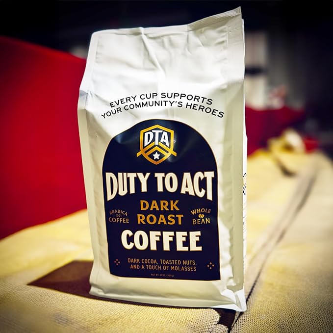 Duty to Act Medium Roast Whole Bean Coffee, 2 lbs (Pack of 3)