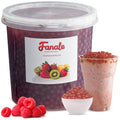 Fanale Raspberry Popping Boba Pearls for Bubble Tea and Drinks, 1 Pound