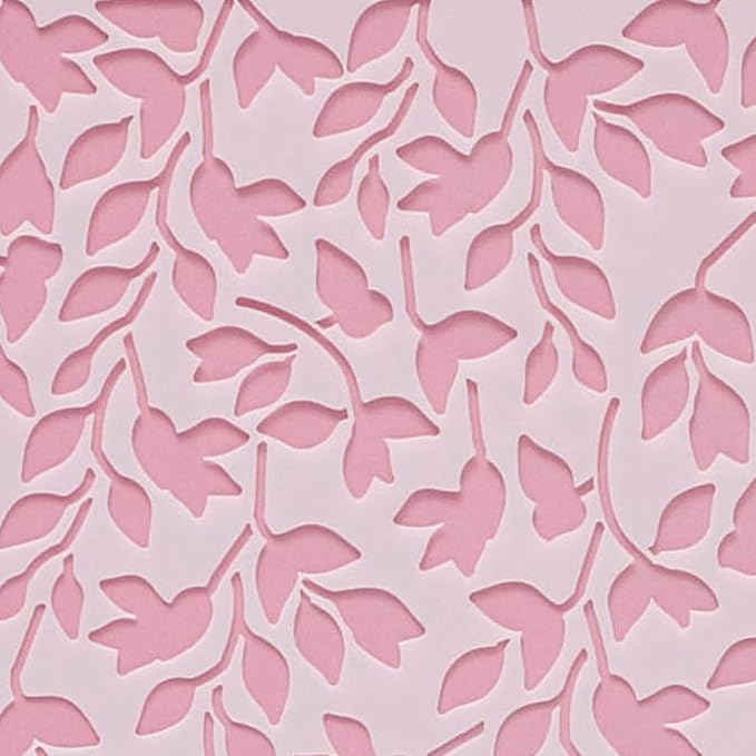 Large Cake Decorating Stencil (Dania) Creeping Fig Vines Pattern