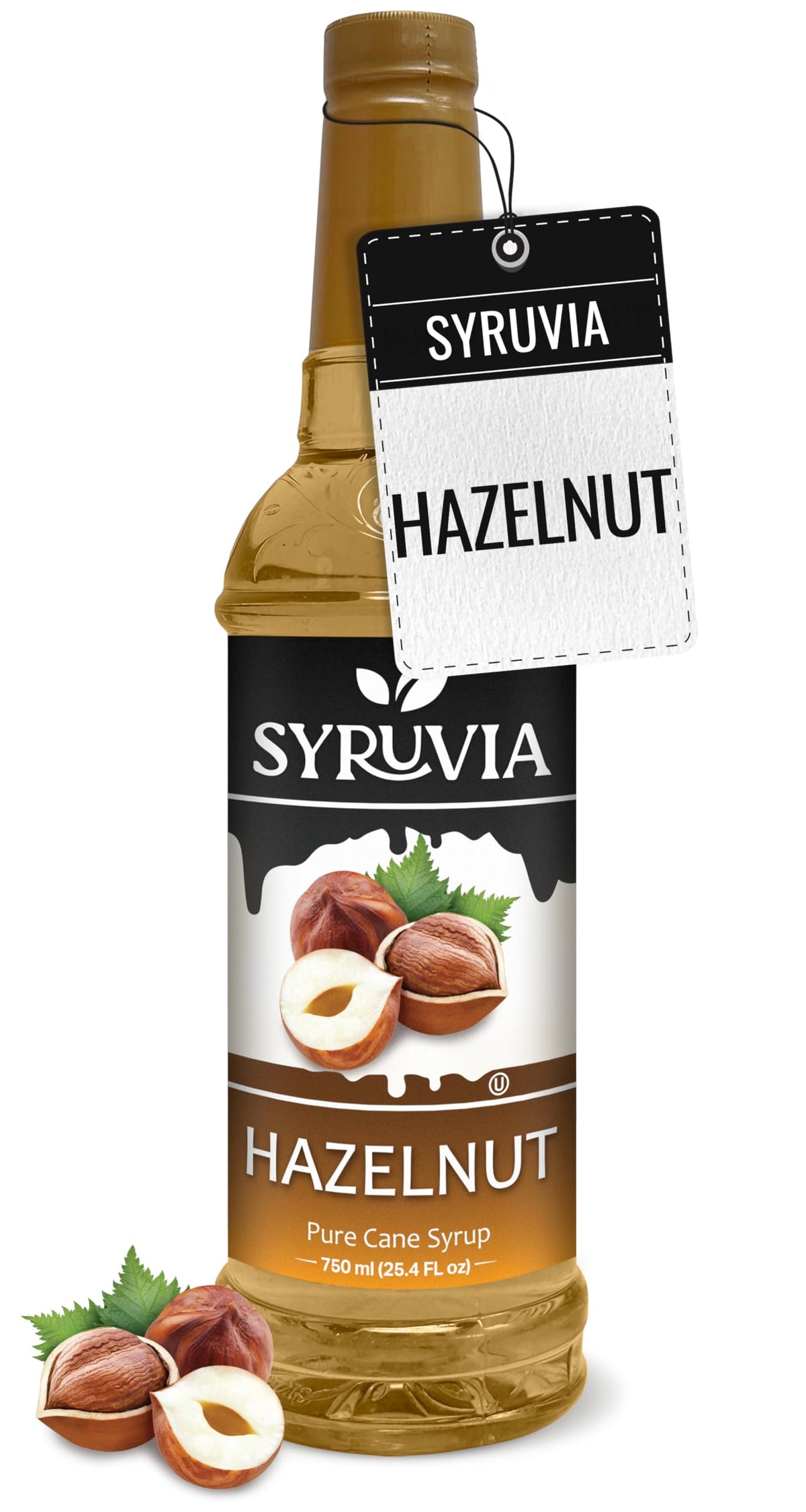 Syruvia Coffee Syrup, Peppermint Flavored Syrup for Drinks, Lattes, and Desserts – 25.4 fl oz