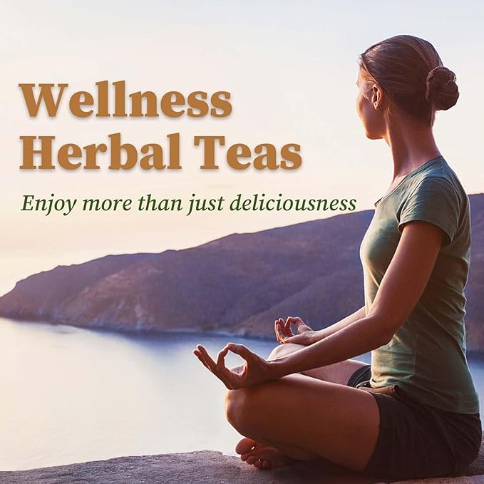 FullChea - Detox Tea Bags, 50 Teabags Liver Detox Tea, With Milk Thistle Seed, Dandelion Root, Licorice Root, Fennel, Turmeric, Peppermint - Liver Cleansing and Support