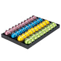 Rice rat Coffee Pod Holder Drawer Organizer Insert for Counter,Nespresso Pod Holder DIY Magnetic Connect Black Metal(4 Packs)