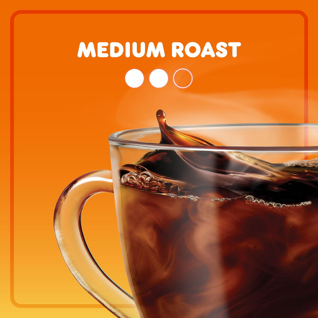 Dunkin’ Original Blend Medium Roast Ground Coffee, 18 Oz. Bags (Pack of 6)