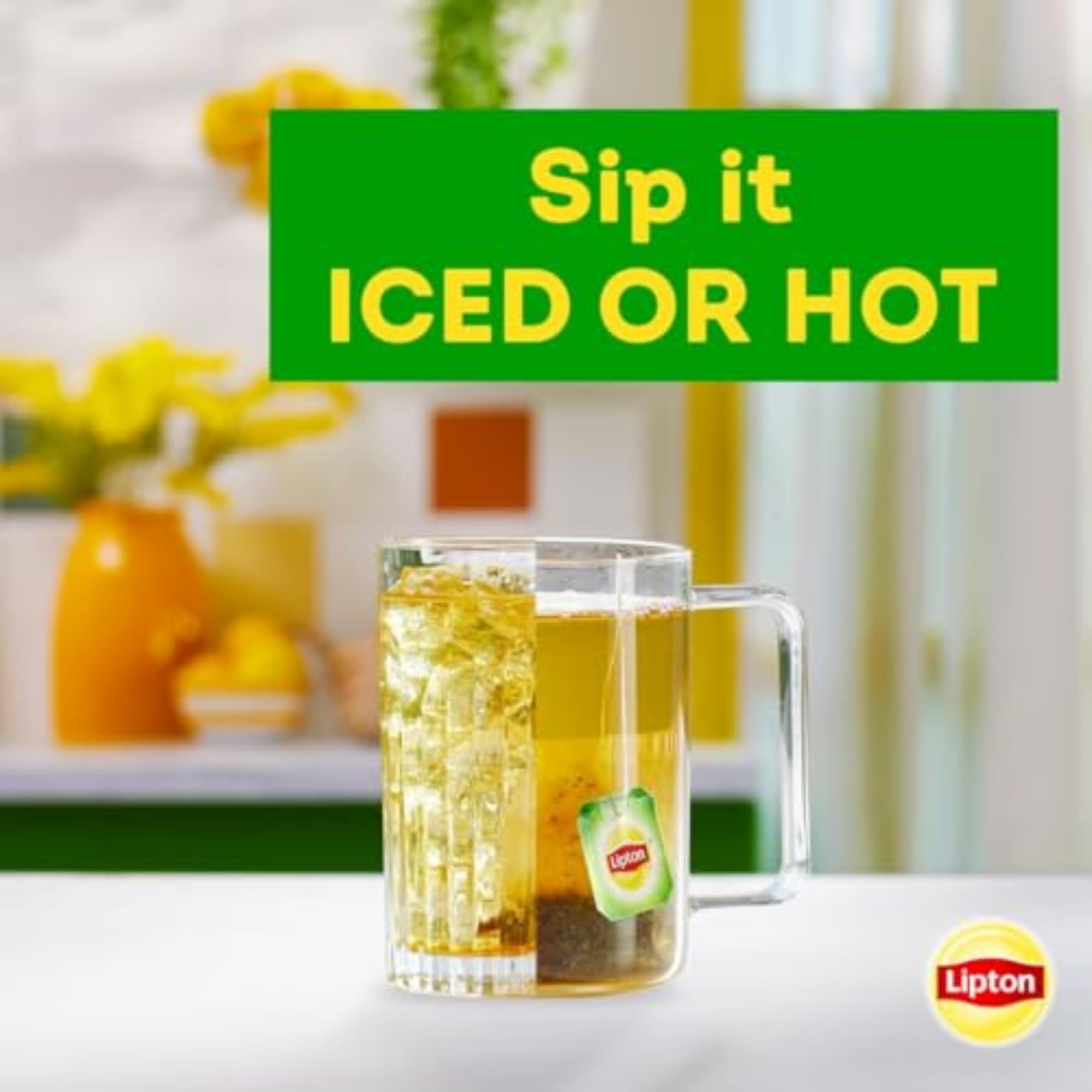 Lipton Honey Ginger Green Tea Bags, 120 Count (20 Count 6-Pack)