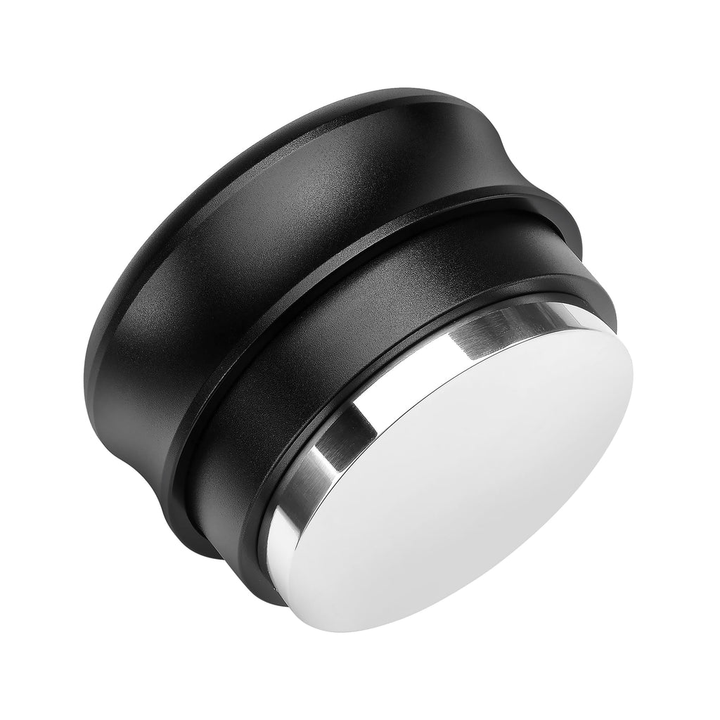 Normcore 53.3mm Palm Tamper, Espresso Tamper Built-In 30lb Spring with Stainless Steel Flat Base, Barista Coffee Hand Leveler Tamper Compatible with 54mm Breville Portafilter