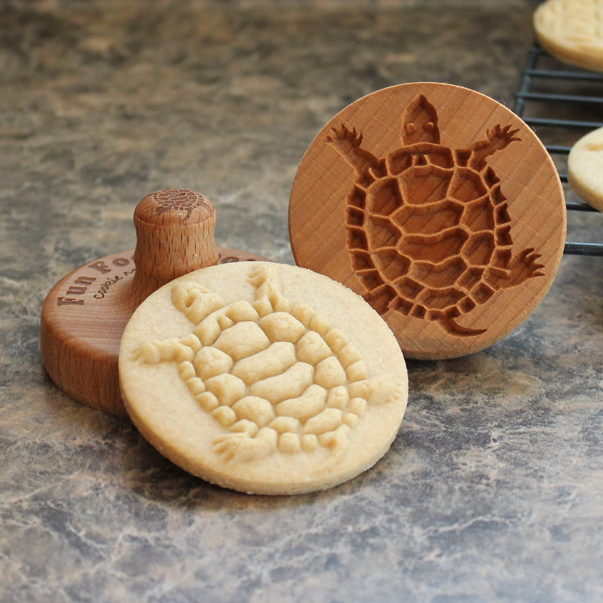 Fun Food Tools, Wood Cookie Stamp, 2.5 Inch (Chartres Cathedral CS-056)