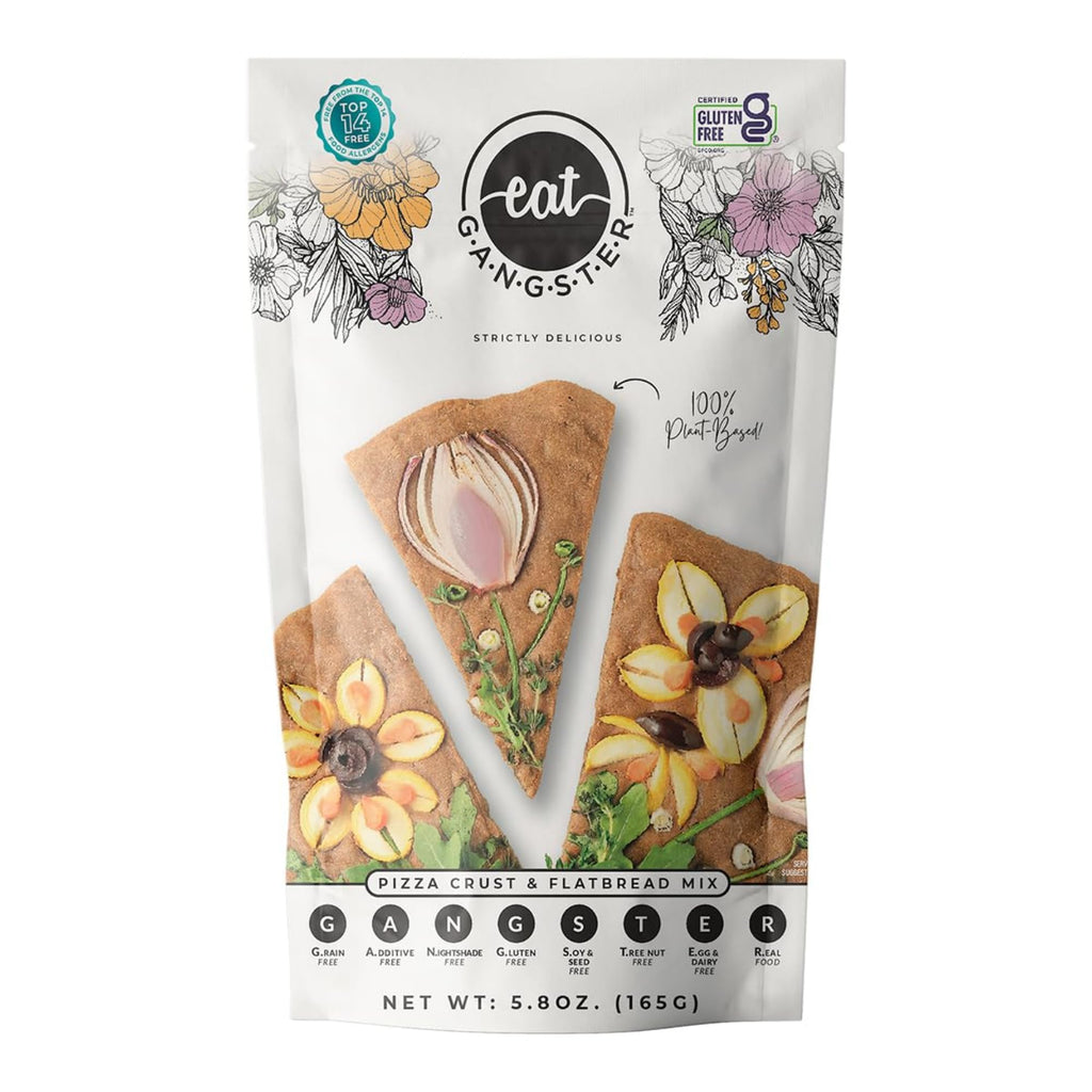 eat G.A.N.G.S.T.E.R. Allergy-Friendly Vegan Pizza Crust & Flatbread Mix
