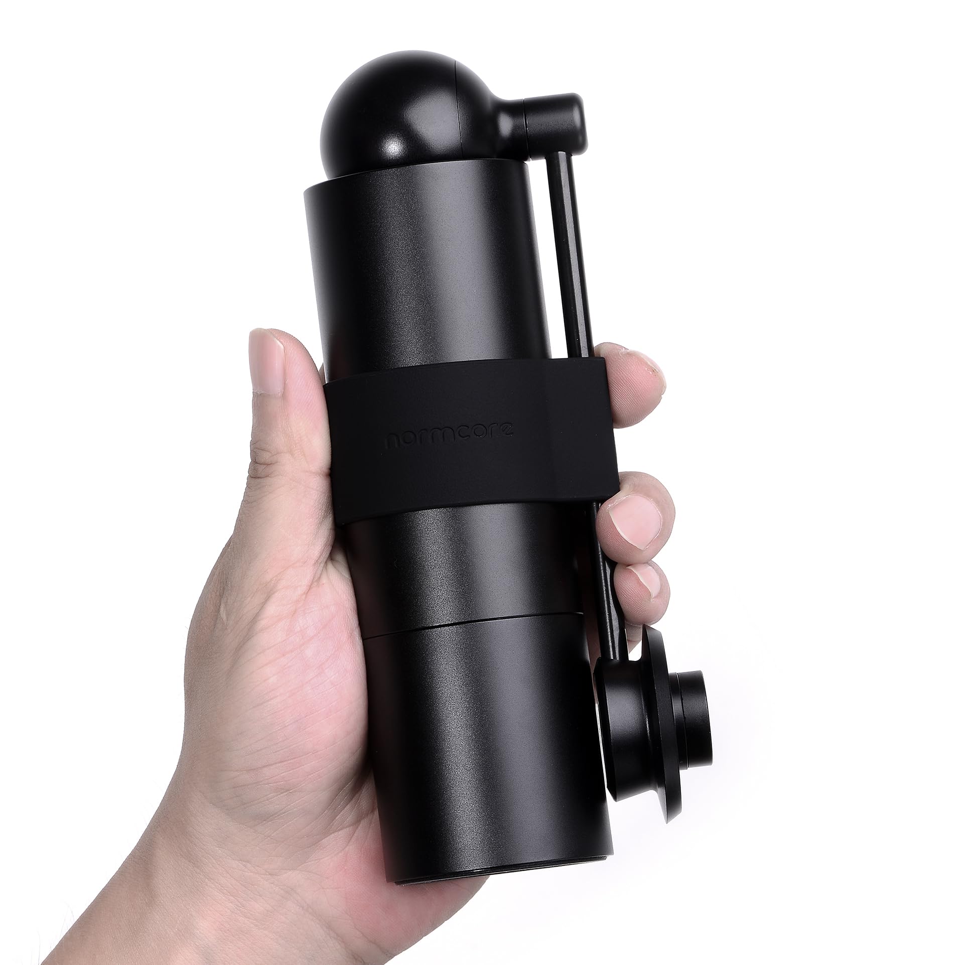 Normcore Manual Coffee Grinder V3, Hand Coffee Grinder with 46mm Contemporary Conical Burr, Internal Adjustable Setting, Double Bearing Positioning, Portable Coffee Grinder with Carrying Case