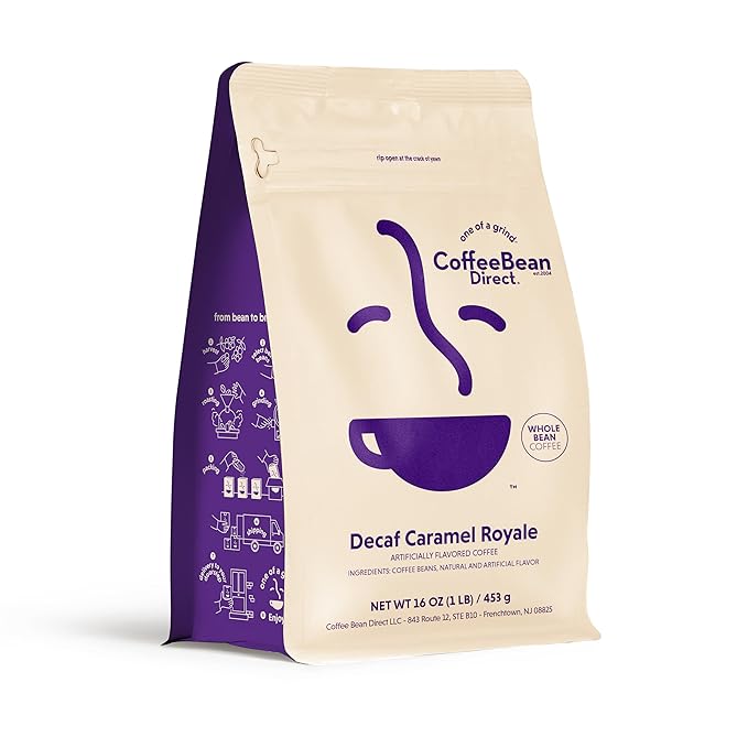 Coffee Bean Direct Highlander Grogg Flavored, Whole Bean, 5lb Bag