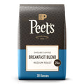 Peet's Coffee, Medium Roast Ground Coffee, 100% Arabica Coffee - Breakfast Blend 28 Ounce Bag
