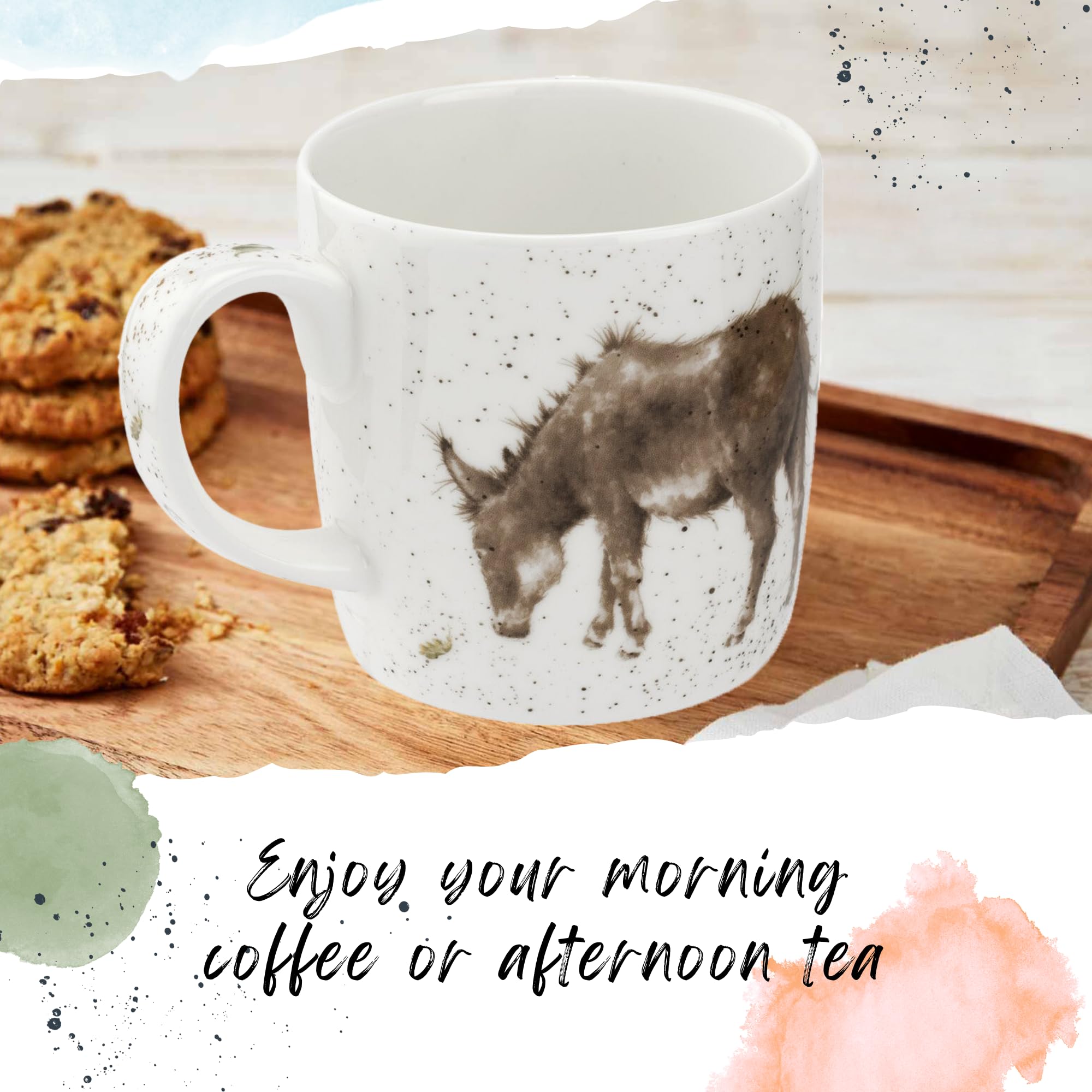 Royal Worcester Wrendale Designs 14 oz Mug, Gentle Jack