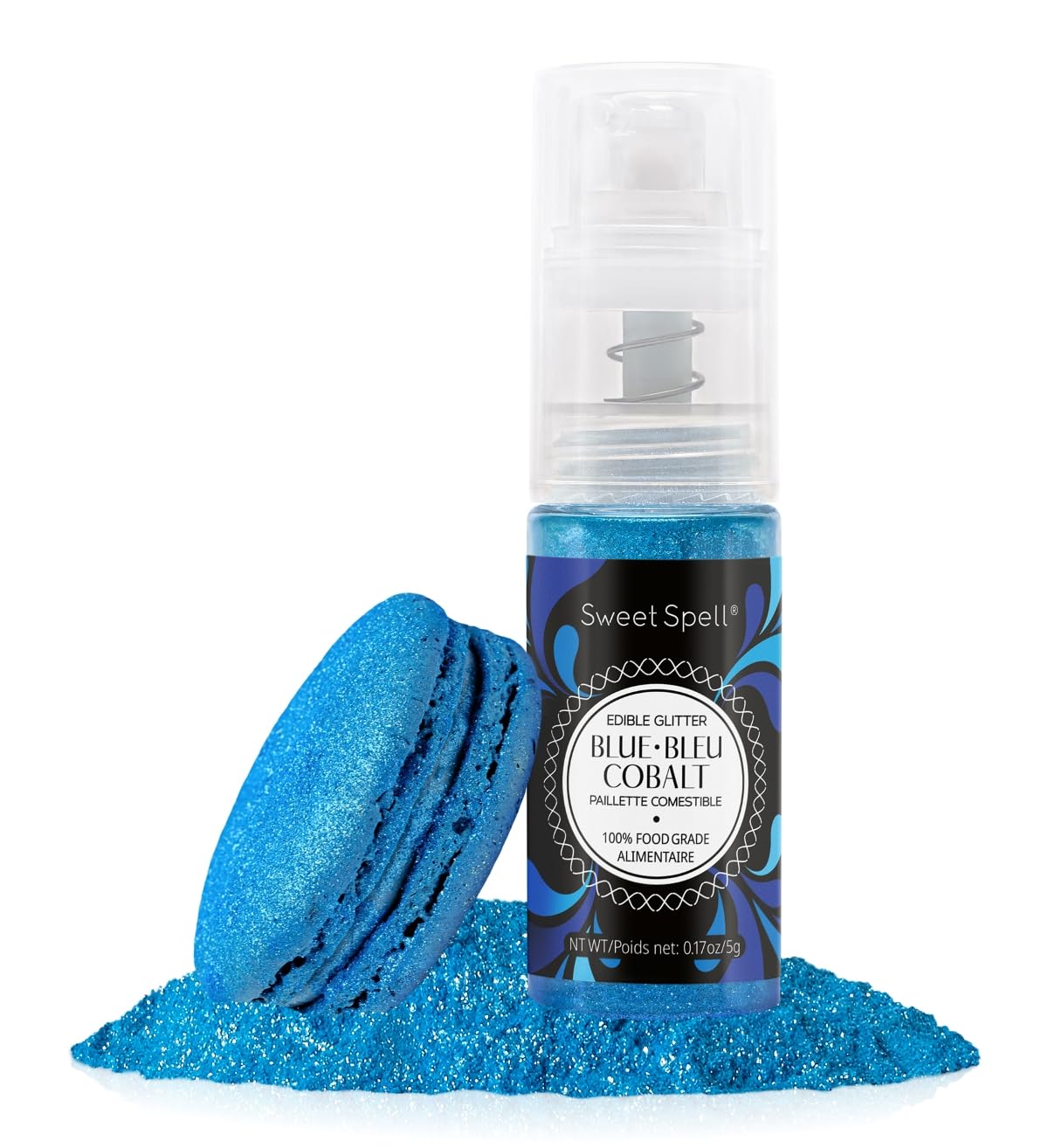 Sweet Spell Edible Glitter Spray for Cakes, Cocktails, Food Grade