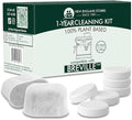 6 Pack Breville Compatible Charcoal Filters with 52 Cleaning Tablets, 1 Year Breville Compatible Maintenance Kit, Espresso Machine Clean Kit for Barista Pro, Infuser and more
