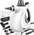 Phueut Pressurized Handheld Multi-Surface Natural Steam Cleaner with 12 pcs Accessories, Multi-Purpose Steamer for Home Use, Steamer for Cleaning Floor, Upholstery