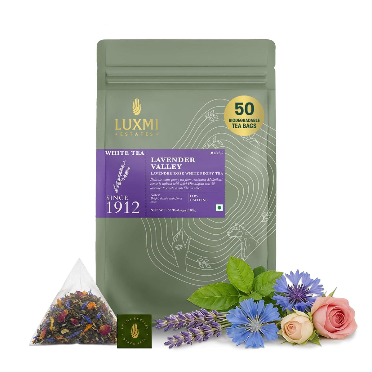 Luxmi Estates - Blue Pea tea, Butterfly flower 50 tb