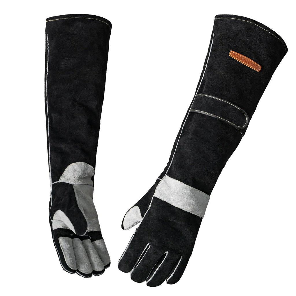 YESWELDER 23.6 Inches 932℉ Leather Forge MIG Welding Gloves