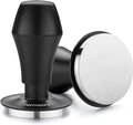 Normcore 58.5mm Coffee Tamper V4 - Spring-loaded Tamper with 15lb / 25lb / 30lbs Replacement Springs - Anodized Aluminum Handle and Stand - Stainless Steel Flat Base