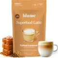Blume Salted Caramel Superfood Latte - 1g Sugar, Caffeine Free, 25 Servings