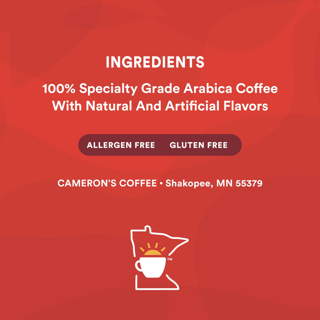 Cameron's Coffee Dark Chocolate Mocha Flavored Single-Serve Pods, Light Roast, 100% Arabica, 12-Count (Pack of 6)