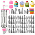 NOVANO Dessert Decorating Syringe Set, Frosting Piping Kit