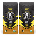 Death Wish Coffee Organic Light Roast Ground Coffee, 1 lb (2 Pack)